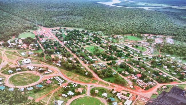 Aurukun from the air. Picture: Supplied