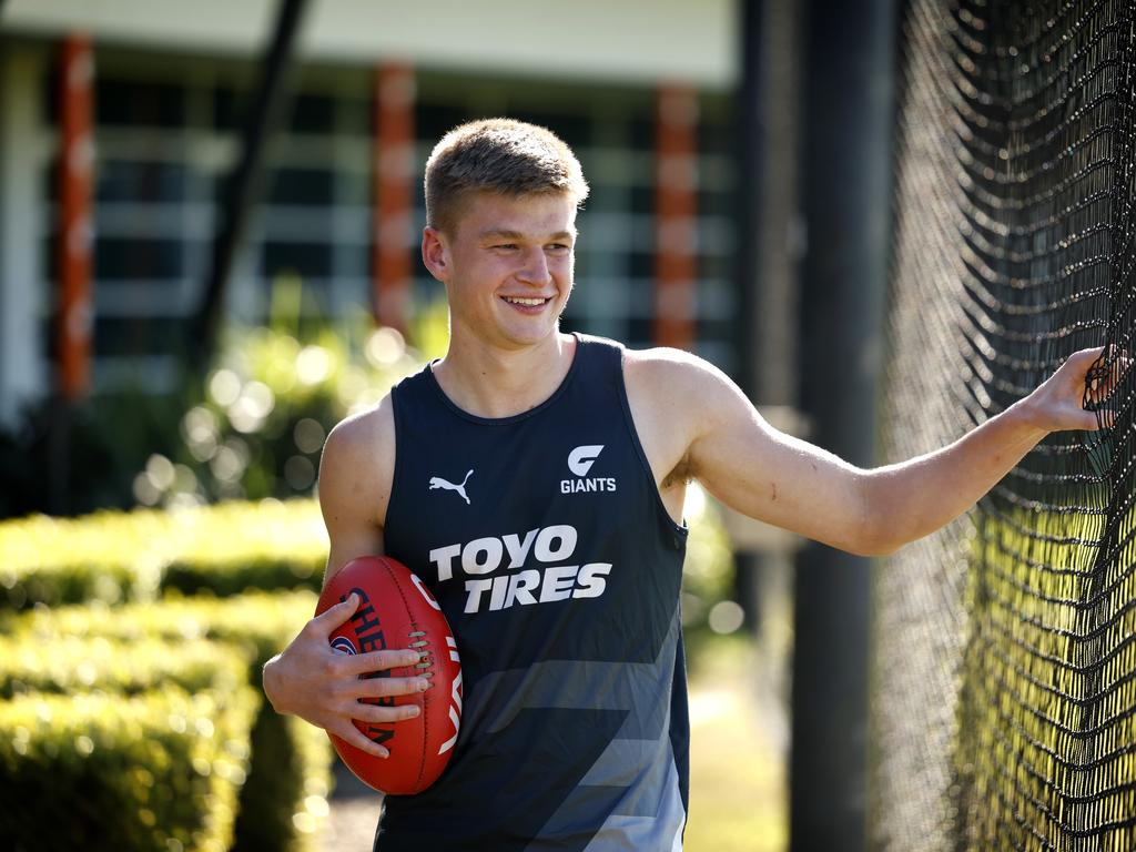 **EMBARGOED UNTIL 5PM THURSDAY 20.6**- Max Gruzewski after he was told he would be making his debut in the Sydney Derby on Saturday against the Swans. Photo by Phil Hillyard (Image Supplied for Editorial Use only - **NO ON SALES** - Â©Phil Hillyard )