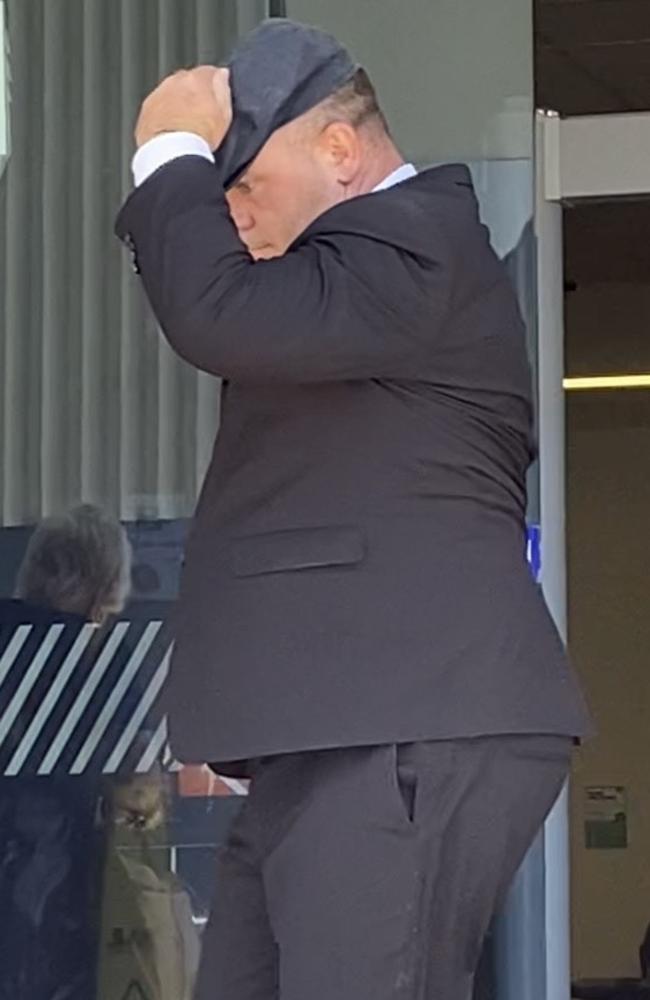 Colin Mark Berry leaving the Maroochydore Court House. Photo: Elizabeth Neil