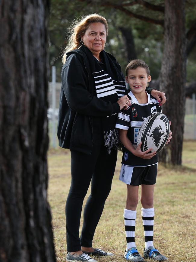 Sherri Longbottom with her grandson Robert Stanley. Picture: Danny Aarons.