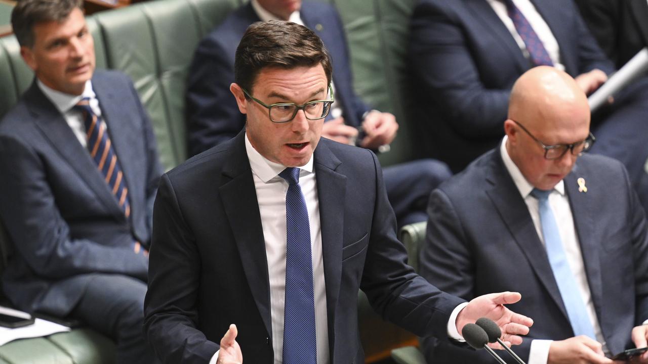 Leader of the National Party David Littleproud at Parliament House in Canberra. Picture: NewsWire / Martin Ollman