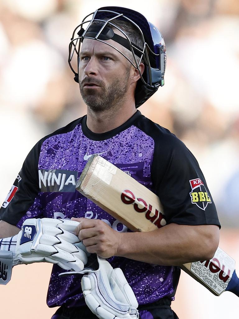 Wade was out cheaply earlier in the evening. Picture: Daniel Pockett/Getty Images