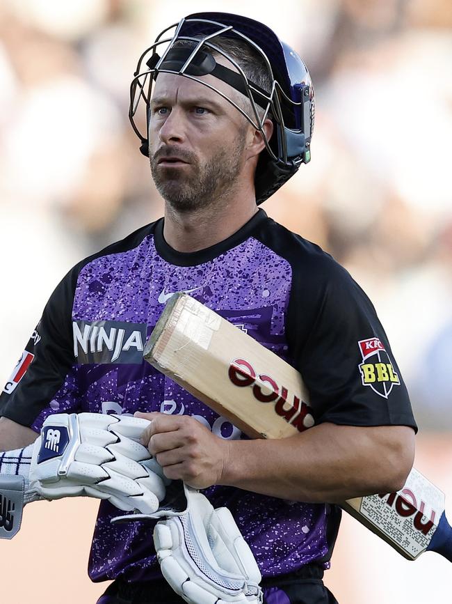 Wade was out cheaply earlier in the evening. Picture: Daniel Pockett/Getty Images