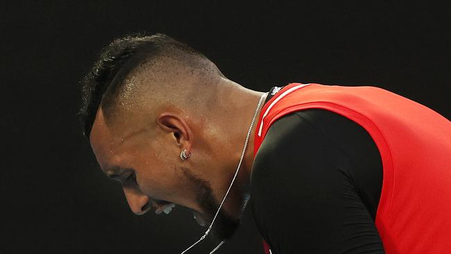 Nick Kyrgios says the pressure is difficult to navigate. Picture: Michael Klein