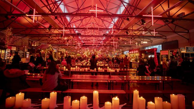 Opening night of the Dark Mofo, Winter Feast. Picture: Richard Jupe