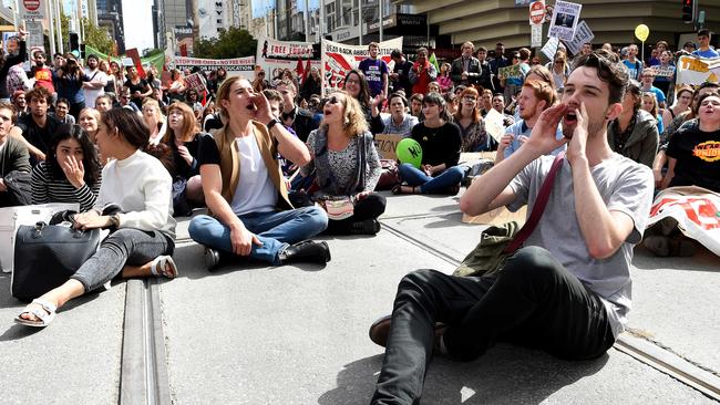 The Labor-affiliated National Union of Students has declared its ‘unequivocal’ support for the voice. Picture: Jake Nowakowski