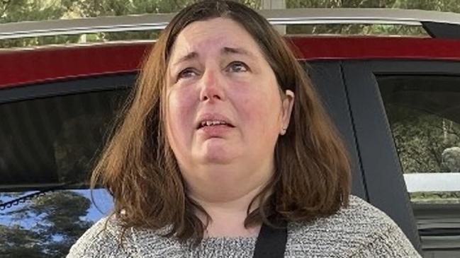 upsized -  Erin Patterson, the homeowner of where the fatal lunch took place, arrived at her Leongatha property on Monday afternoon. Three people have died from eating mushrooms Picture: Brooke , Grebert-Craig.
