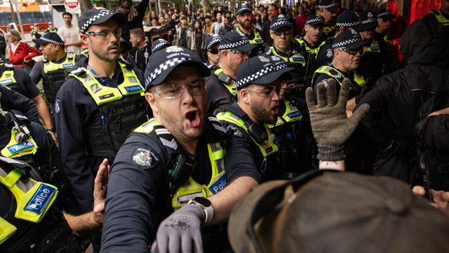 Anti-police activists will rally in the city on Friday. Picture: Diego Fedele