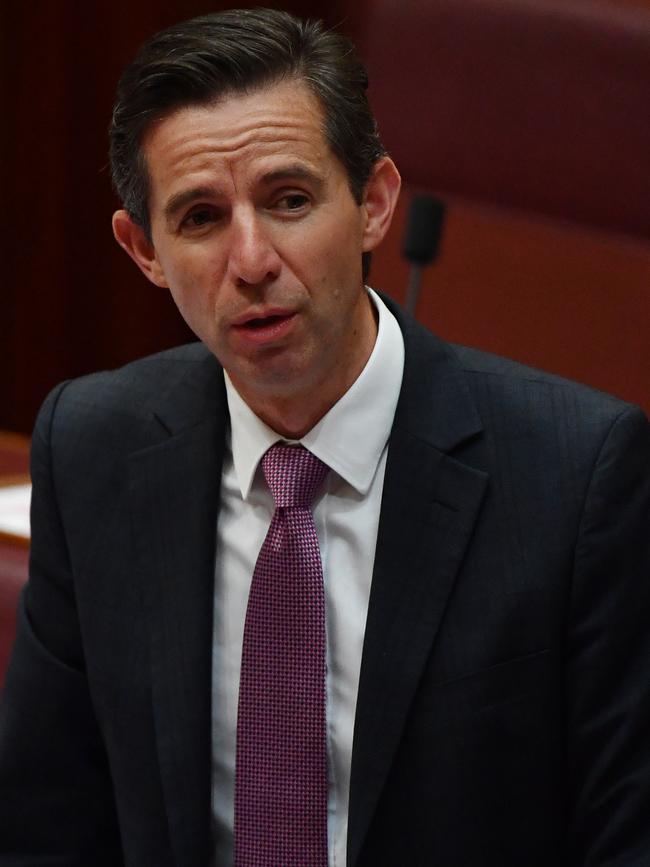 Trade Minister Simon Birmingham. Picture: AAP