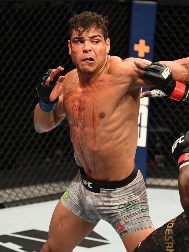 Brazil’s Paulo Costa stands in his way. (Photo by Josh Hedges/Zuffa LLC via Getty Images)