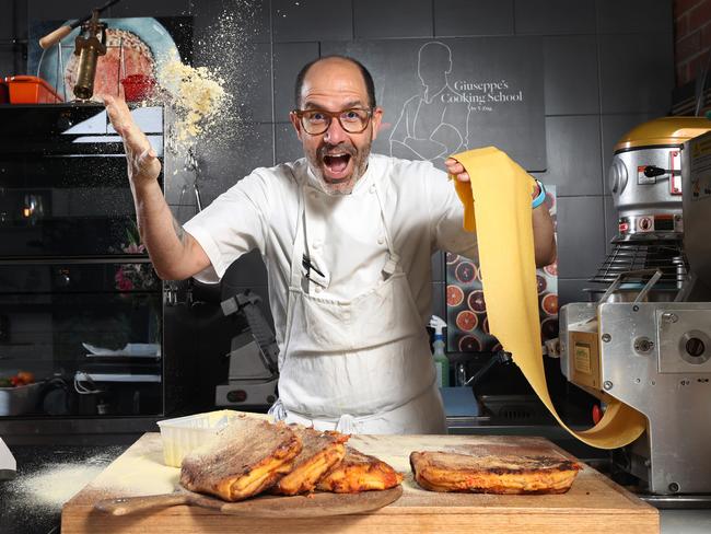 Joey Vargetto is sharing his family scaccia pasta recipe with readers. Picture: David Caird.