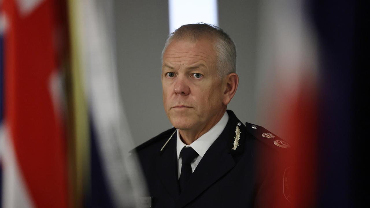 SA Police chief Grant Stevens announced the new border rules. Picture: NCA NewsWire / David Mariuz