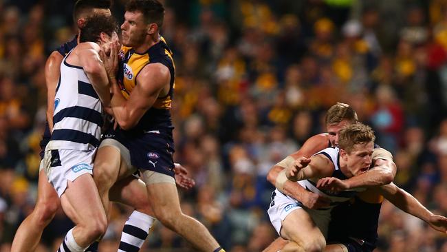 Luke Shuey has avoided suspension. Picture: Getty Images