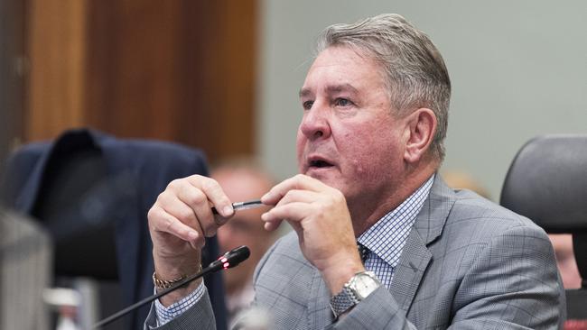 Councillor Trevor Manteufel during a council meeting. Picture: Kevin Farmer