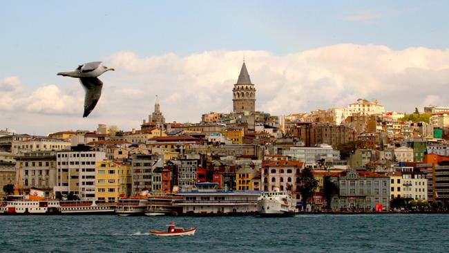 Harbour of Istanbul, Turkey.