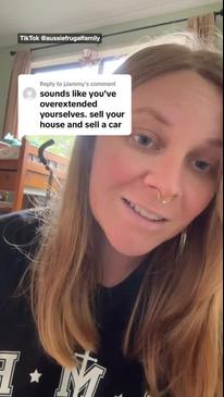 Aussie responds to comment telling her to sell her home