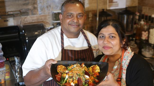 Chef Kumar Ganesh and marketing and new product development manager Shefali Pall.