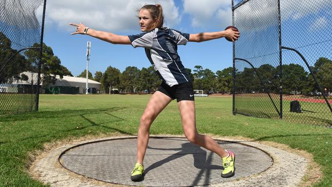 State Little Athletics champ Emily Ryan is off to Sydney to compete at the ALAC nationals soon. Picture: Chris Eastman