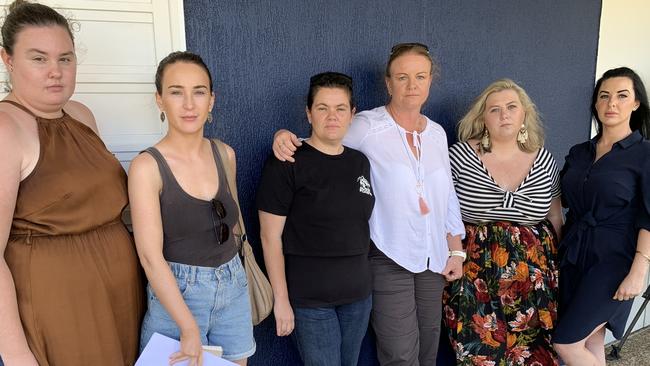 (From left to right) Chloe Gaudion, Hayley Mietzel, Samantha Robertson, Melissa Ferrier, Jessica Beazley and Monique Miles after the forum hosted by Health Minister Yvette D'Ath at the CQUniversity campus in Ooralea on October 18. Picture: Duncan Evans