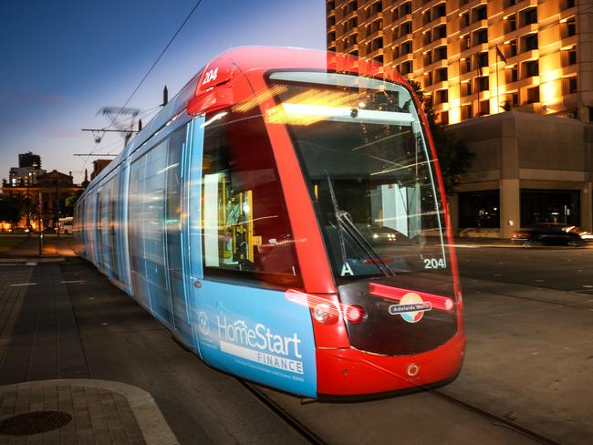 Future ADL , Adelaide  ViewsTram adjacent to Victoria Square/TarntanyanggaImage/Russell Millard