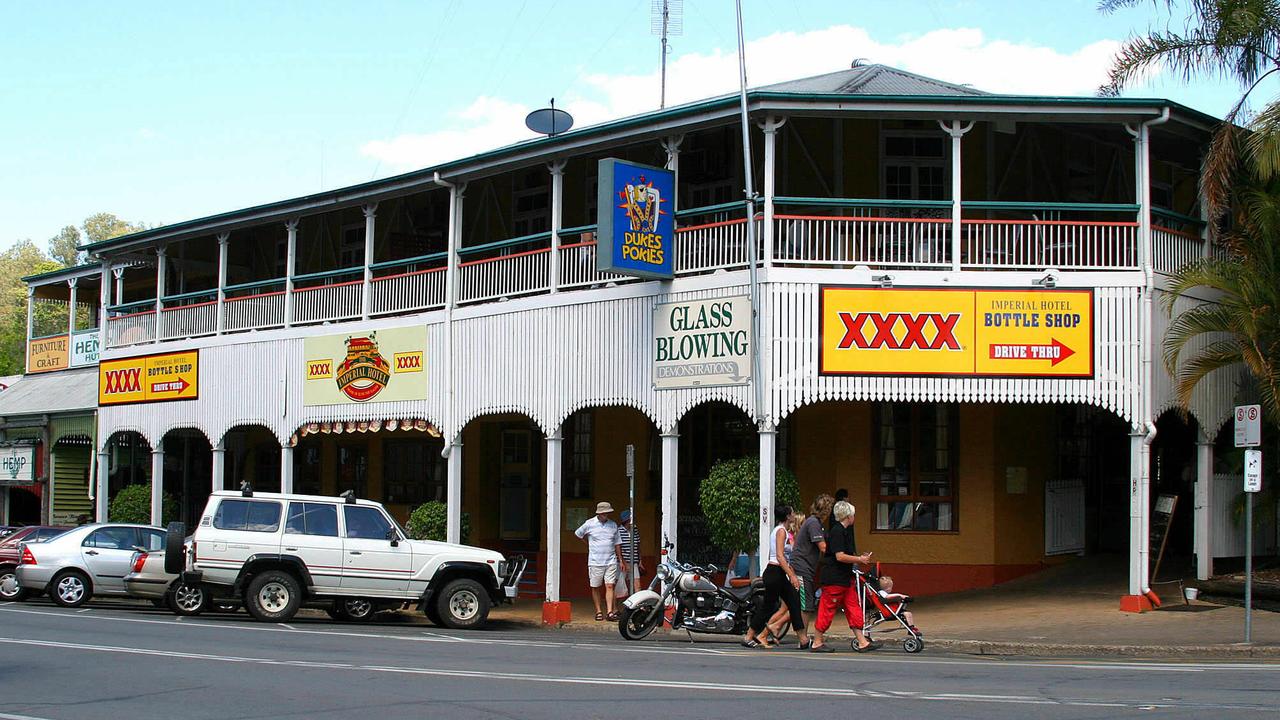 Exterior of the Imperial Hotel at Eumundi in Queensland in 2004.