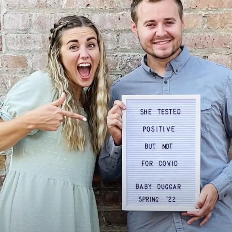 Jed Duggar slammed for covid joke in pregnancy announcement | news.com ...