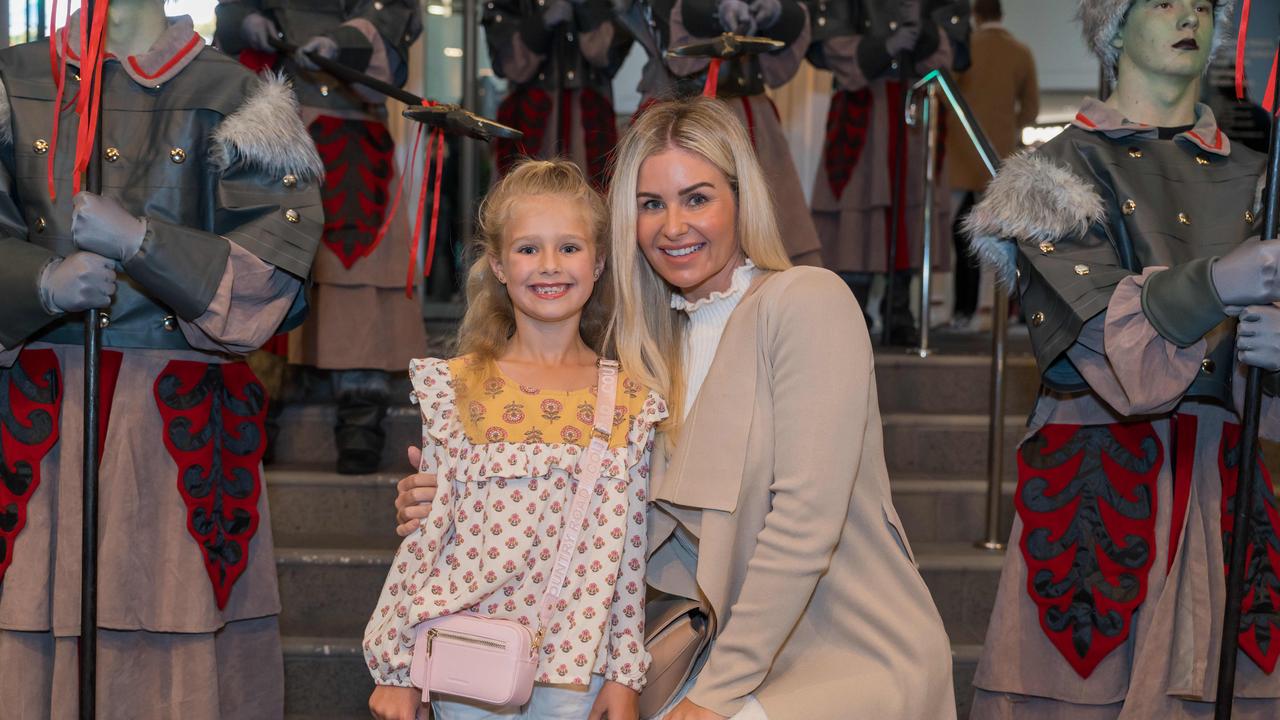 Millie Dickson and Monique Valle at the Aquinas College Wizard of Oz Musical at HOTA. Picture Steven Grevis (The Pulse with Portia Large).