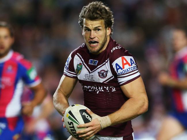 Manly’s David “The Wolfman” Williams. Picture: Phil Hillyard