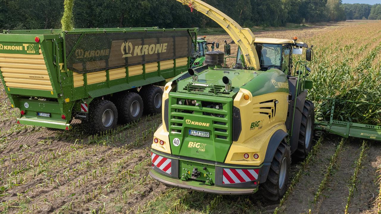 Krone Stepa Up With Big X 1180 Self Propelled Forage Harvester The