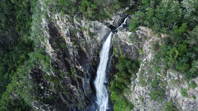 Windin Falls in the Wooroonooran National Park on the Atherton Tablelands. Picture: Brendan Radke