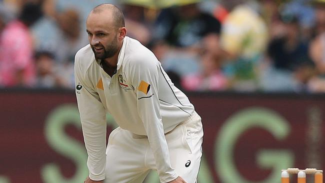 Spinner Nathan Lyon is battling to retain his spot in the Australian side.