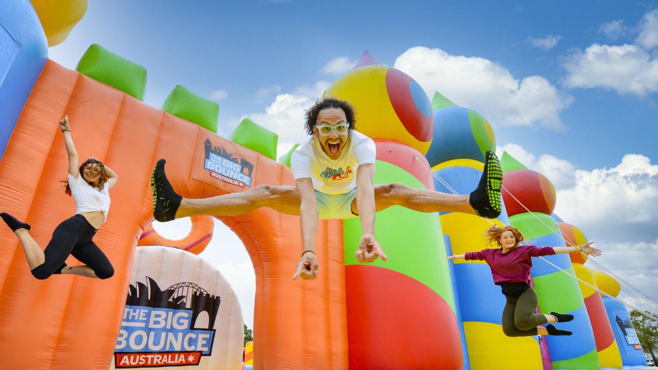 Big Bounce inflatable theme park with jumping castles at Oriole Park ...