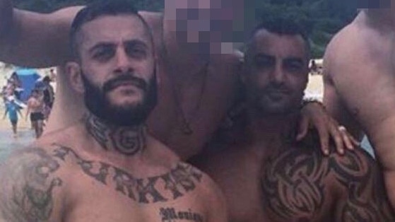 Nazlioglu (left) was acquitted of murdering former Comanchero bikie boss Mick Hawi (right)