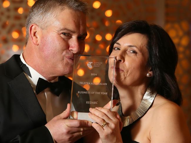 Hard work ... Last year, manufacturing firm REDARC’s managing director Anthony Kittel took out the Telstra Australian Business of the Year award. Picture: Hamish Blair