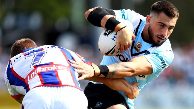 The Broncos have expressed interest in Cronulla utility Jack Bird. Picture: Gregg Porteous