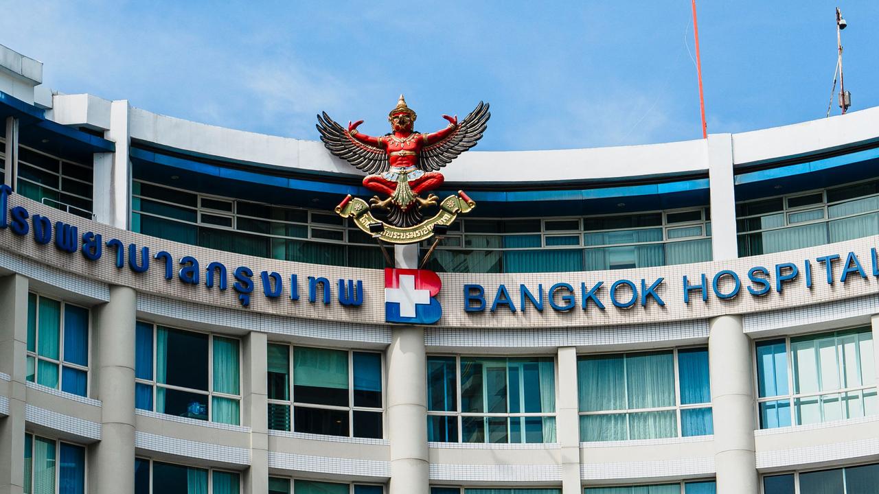 Bangkok Hospital in Thailand treated one of the Australian teens. Picture: Chanakarn Laosarakham / AFP