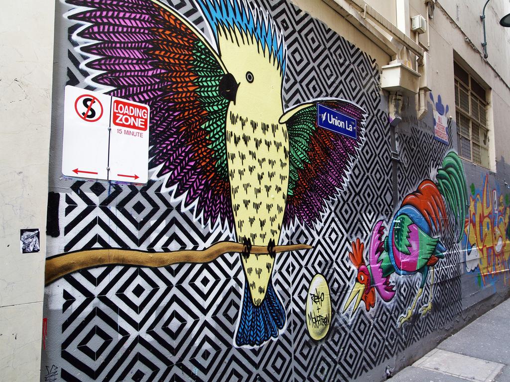 City of Melbourne commissioned Pinxit. Laneways. Supplied: Tourism Victoria