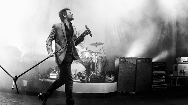 Powderfinger on stage in Brisbane in 2010. Picture: Stephen Booth