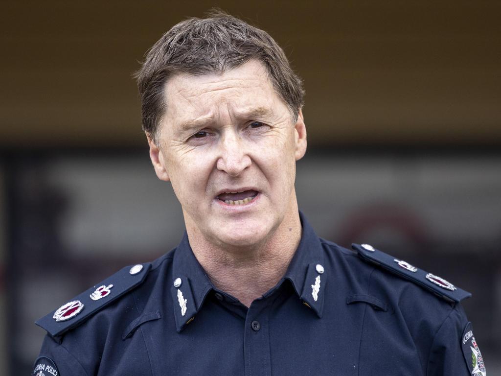Victorian Police Chief Commissioner Shane Patton said Senator Thorpe’s behaviour was not fitting of someone in her position. Picture: NCA NewsWire / Wayne Taylor