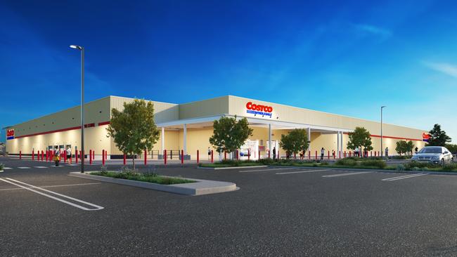 An artist’s impression of the $49m Costco development in Lake Macquarie. Picture: Supplied.