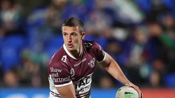 Jake Arthur will likely get a call up for Manly if Daly Cherry-Evans is suspended. Picture: NRL Imagery