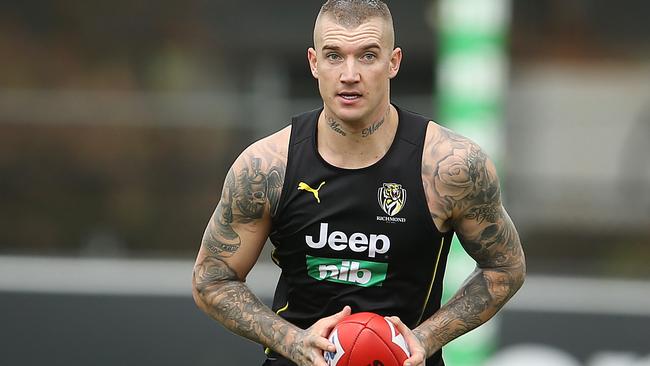 Dustin Martin is looking to bounce back in 2019. Picture: Michael Klein