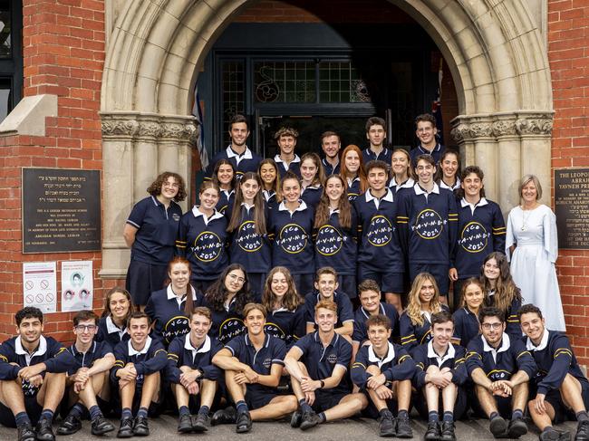 Leibler Yavneh College’s Class of 2021. Picture: Leibler Yavneh College