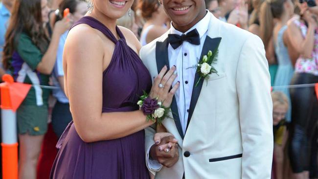 Shannon Panzram and Jeremy Bobby at the Lockyer District High School Formal.