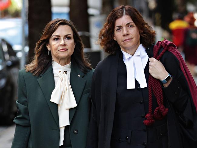 SYDNEY, AUSTRALIA, NewsWire Photos. NOVEMBER 30, 2023. Lisa Wilkinson with their legal team walking into Federal court in Sydney for the deformation case of Bruce Lehrmann v Network 10. Picture: NCA NewsWire/ Adam Yip
