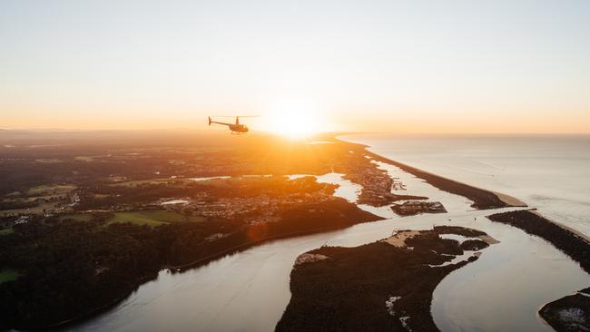 See magical Gippsland from above with Lakes Entrance Helicopters. Picture: Visit Victoria