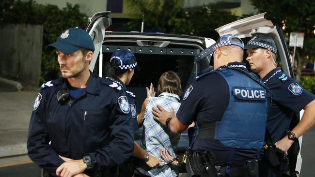 Queensland Police have so far conducted 99,475 extreme high visibility community patrols as part of Operation Victor Unison across the state. Picture: Justin Brierty