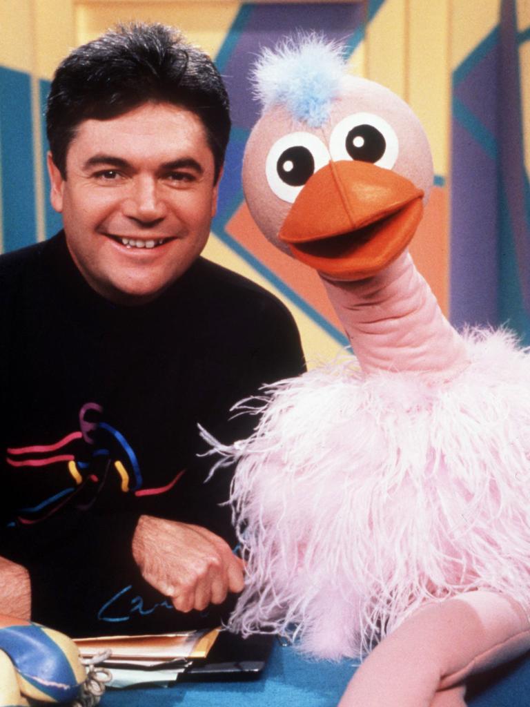 Ernie Carroll The Man Behind And Inside Ossie Ostrich From Hey Hey It