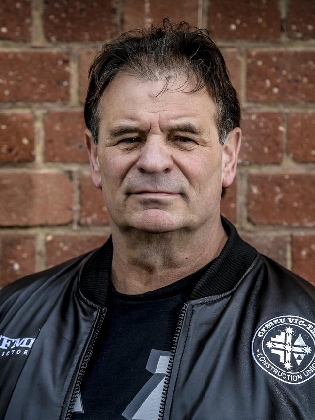 Former CFMEU secretary John Setka. Picture: Roy VanDerVegt