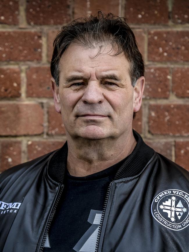 Former CFMEU secretary John Setka. Picture: Roy VanDerVegt